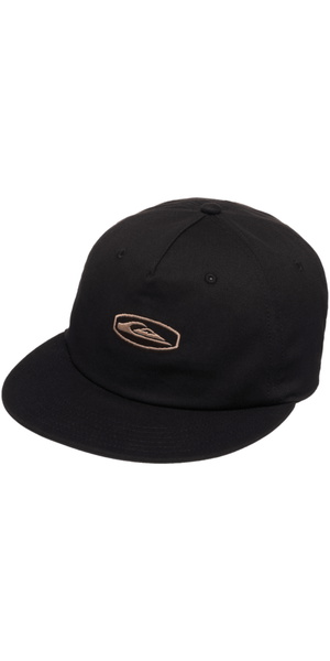 2026 Quiksilver Hombres Gorra De Lona Drifter EQYHA03412 - True Black